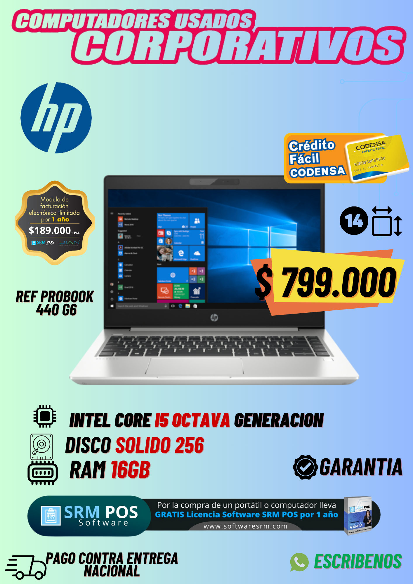 Probook 440 G6 INTEL®CORE™ I5